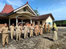 Kegiatan Apel Rutin Pamong Kalurahan Wunung Senin 12 Januari 2026